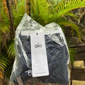 ALO Yoga Navy Suit Up Trousers